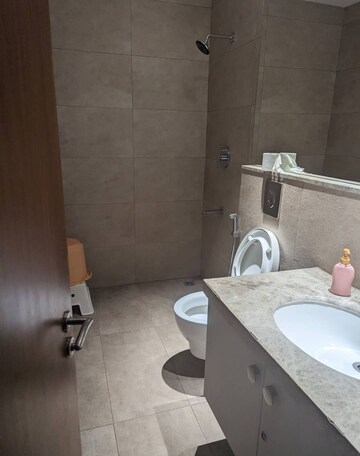 Bathroom in 3 BHK Apartment at Aparna Serene Park, Kondapur – for Rent