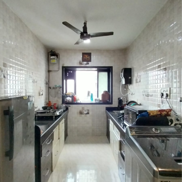 Kitchen in 1 BHK Apartment at Jyoti Tower Andheri West, Dn Nagar – for Rent
