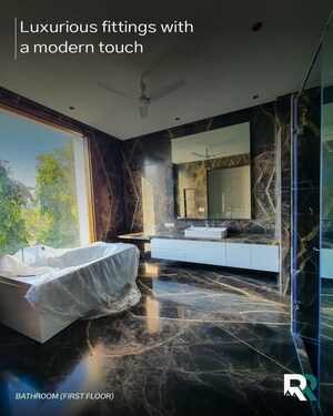 Attached Bathroom in 4 BHK Builder Floor at Vasant Vihar – for Sale