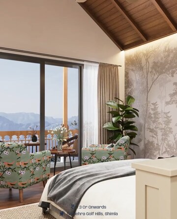 Bedroom in 4 BHK Villa at Naldehra – for Sale