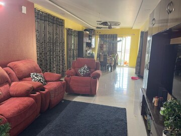 Living Room in 3 BHK Apartment at Aparna HillPark Lake Breeze, Chanda Nagar – for Sale