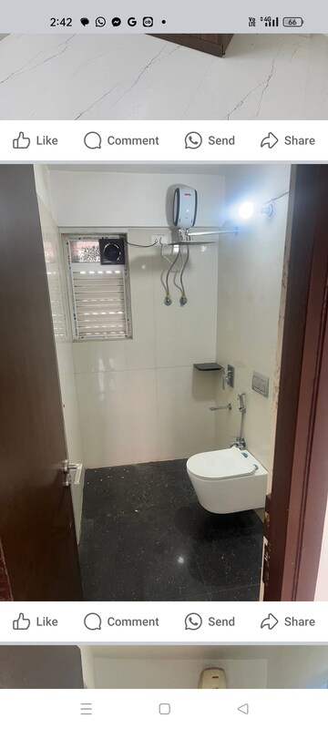 Bathroom in 2 BHK Apartment at Abrol Krishna Vastu 1 2, Malad West – for Rent