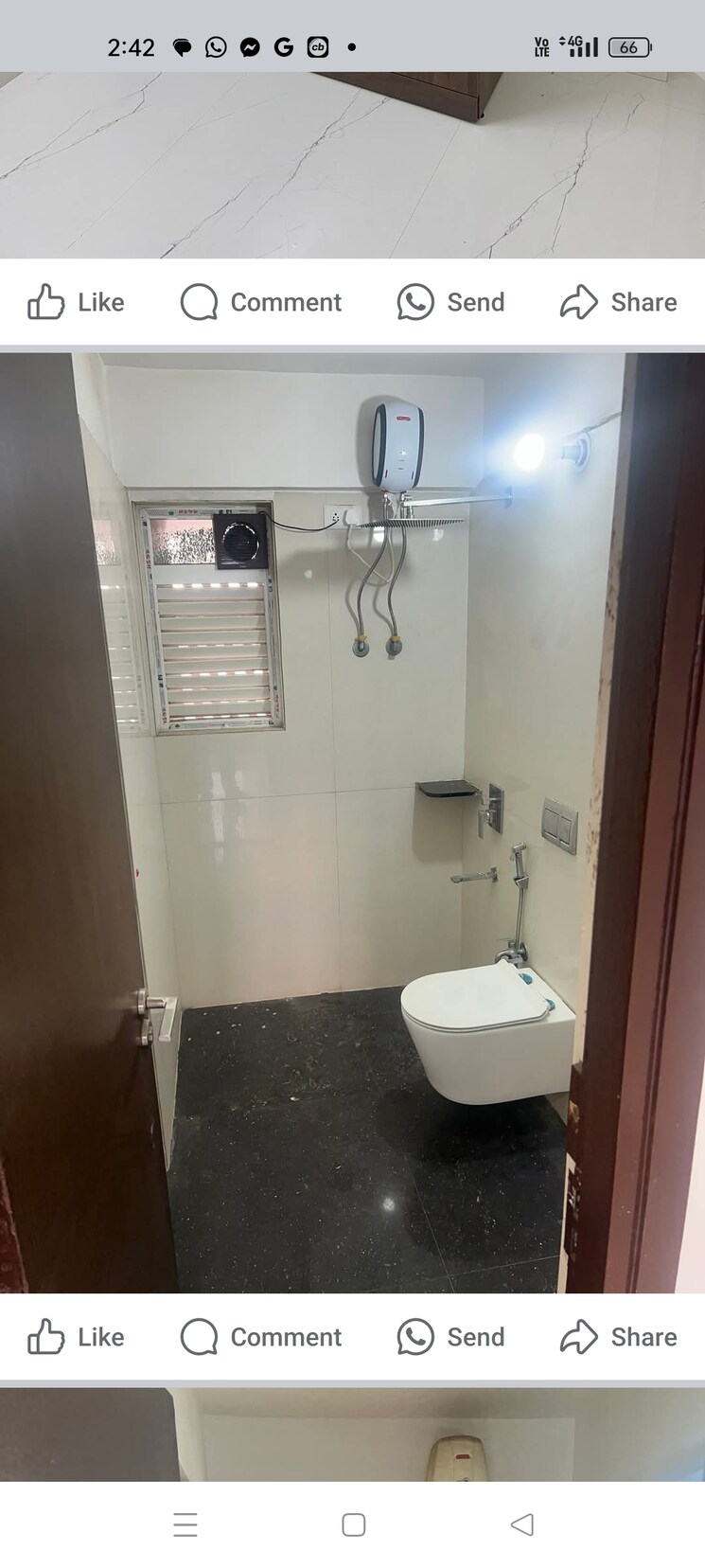 Bathroom, abrol-krishna-vastu-1-2 2 Bedroom 612 Sq.Ft. Apartment In Malad West Mumbai 8833916