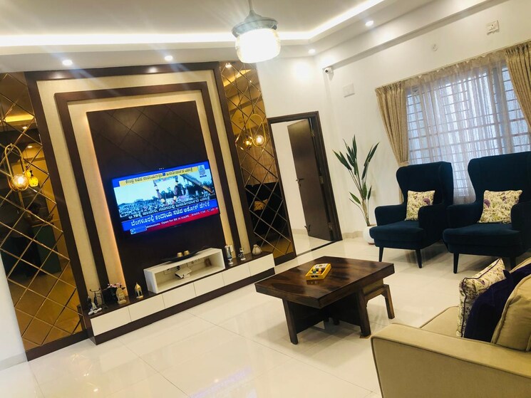 Living Room, tmr-tulips 5 Bedroom 4800 Sq.Ft. Villa In Kogilu Bangalore 8833937