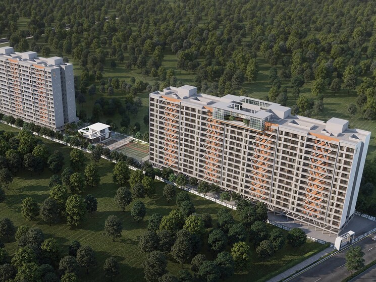 Exterior View, unique-k-city 3 Bedroom 987 Sq.Ft. Apartment In Keshav Nagar Pune 8833936