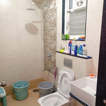 Bathroom in 2 BHK Apartment at Sanskruti Prabhat, Prabhat Road – for Rent