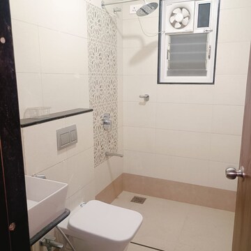 Bathroom in 2 BHK Apartment at Sanskruti Prabhat, Prabhat Road – for Rent