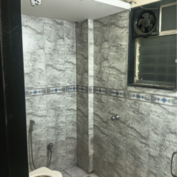 Bathroom in 2 BHK Apartment at Dwarka Sai Heritage, Pimple Saudagar – for Rent