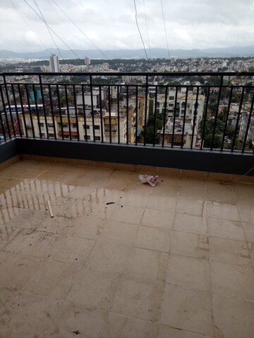 Terrace in 3 BHK Apartment at Kusum Kunj, Prabhat Road – for Rent