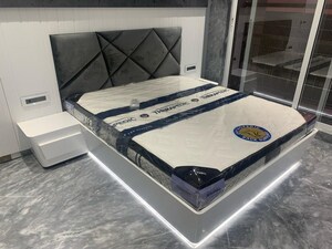 Bedroom in 3 BHK Apartment at Satyam Imperial Heights, Ghansoli – for Sale