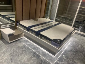 Bedroom in 3 BHK Apartment at Satyam Imperial Heights, Ghansoli – for Sale