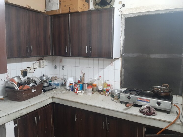 Kitchen, lajpat nagar i 2 Bedroom 900 Sq.Ft. Builder Floor In Lajpat Nagar I Delhi 8834206