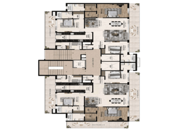 Floor Plan in 3 BHK Apartment at Sector 88 – for Sale