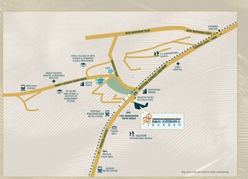 1 BHK Apartment – Map Location View at Shree Ram Krishna Garden, Mira Road East - for Sale