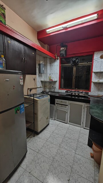 Kitchen in 1 BHK Apartment at Poonam Enclave, Goregaon East – for Rent