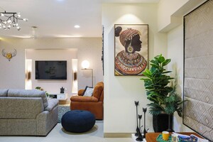 Living Room in 3.5 BHK Apartment at Nahar Callalily Apartment, Chandivali – for Sale