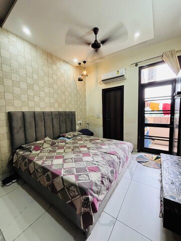 Bedroom in 3 BHK Builder Floor at Lake View Complex, Dhakoli – for Sale