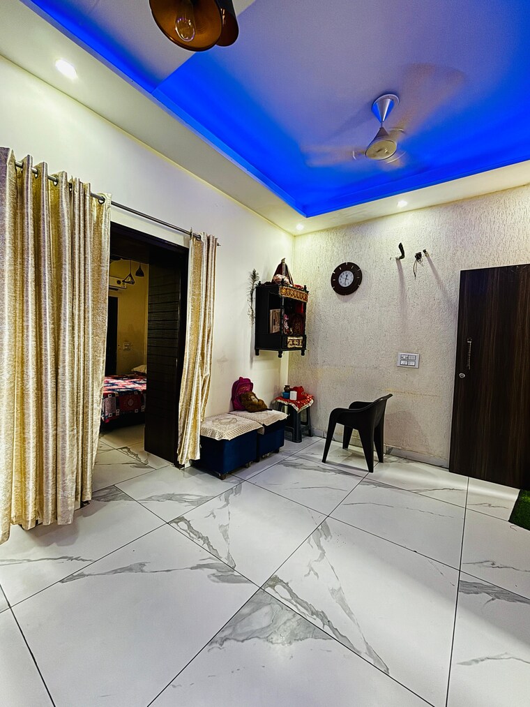 Living Room, lake-view-complex 3 Bedroom 1100 Sq.Ft. Builder Floor In Dhakoli Zirakpur 8834607