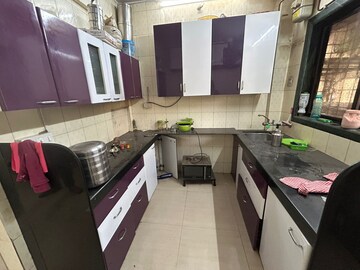 Kitchen in 3 BHK Apartment at Pushpanjali Heights, Owale – for Rent