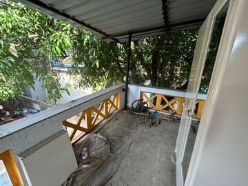 Balcony in 3 BHK Apartment at Pushpanjali Heights, Owale – for Rent