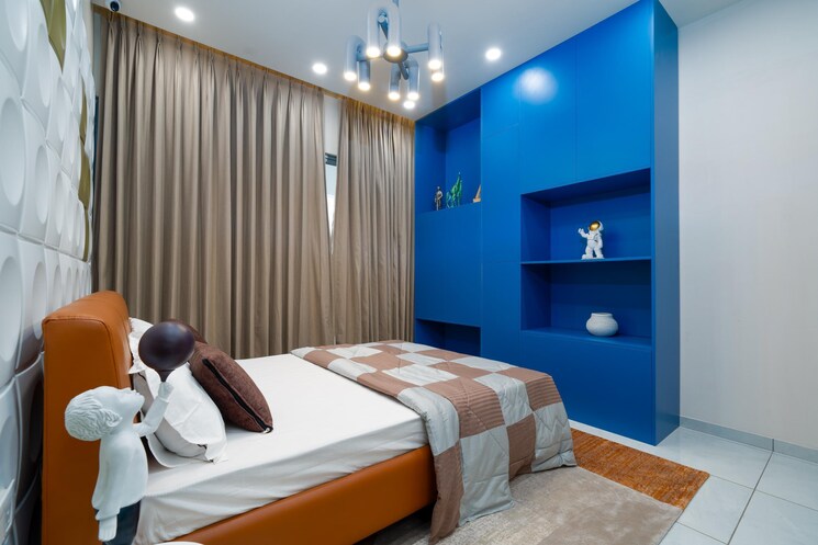 Bedroom, mantra-mesmer 3 Bedroom 1180 Sq.Ft. Apartment In Keshav Nagar Pune 8834735