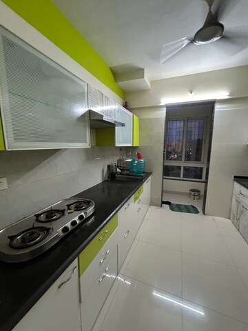 Kitchen in 3 BHK Apartment at Lodha Splendora, Ghodbunder Road – for Rent