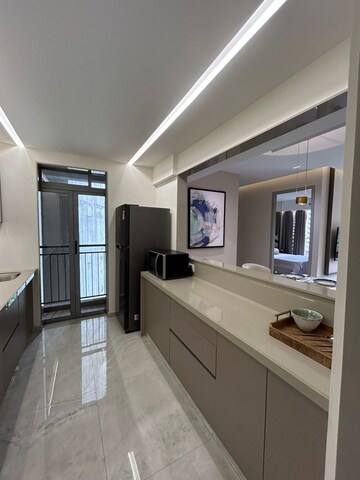 Kitchen in 2 BHK Apartment at Hiranandani Delanna, Ghodbunder Road – for Rent