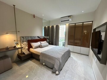 Living Room in 2 BHK Apartment at Hiranandani Delanna, Ghodbunder Road – for Rent