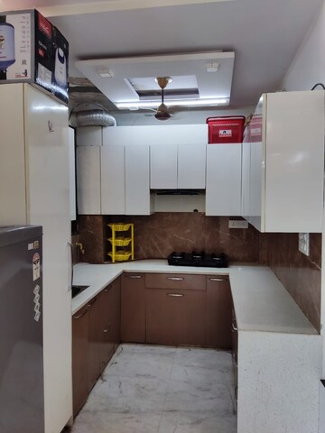 Kitchen in 2 BHK Builder Floor at Rajouri Garden – for Rent