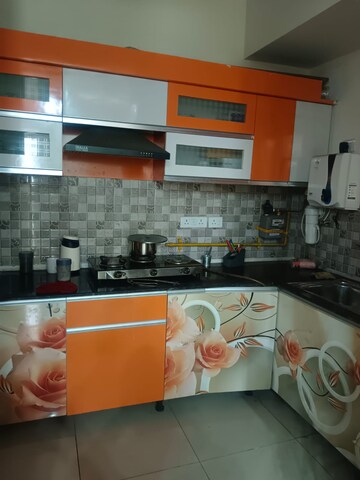 Kitchen in 3 BHK Apartment at Gulshan Bellina, Sector 16 Greater Noida – for Rent