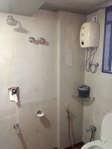 Bathroom in 2 BHK Apartment at Hira Kutir CHS, Malad East – for Rent