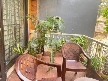 Balcony in 3 BHK Builder Floor at Hauz Khas – for Rent