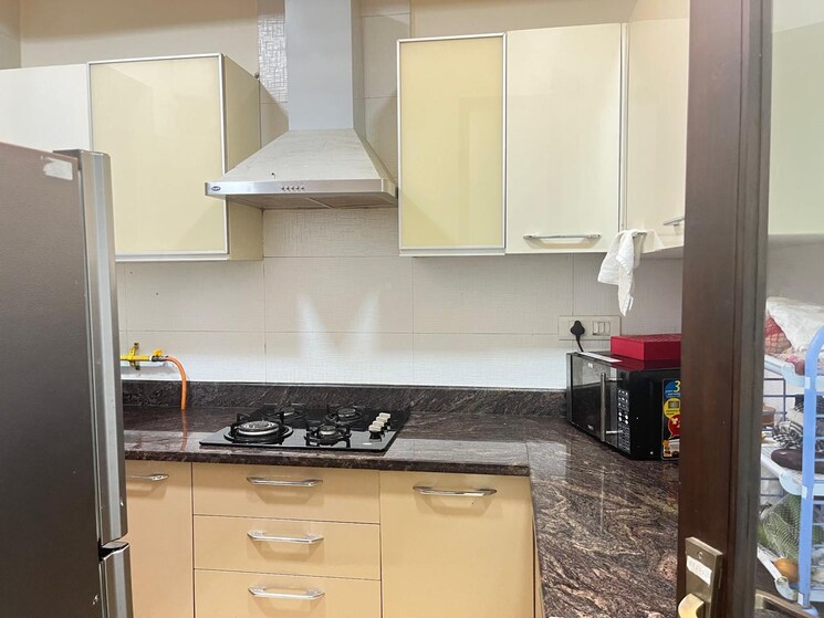 Kitchen, hauz khas 3 Bedroom 1800 Sq.Ft. Builder Floor In Hauz Khas Delhi 8834780