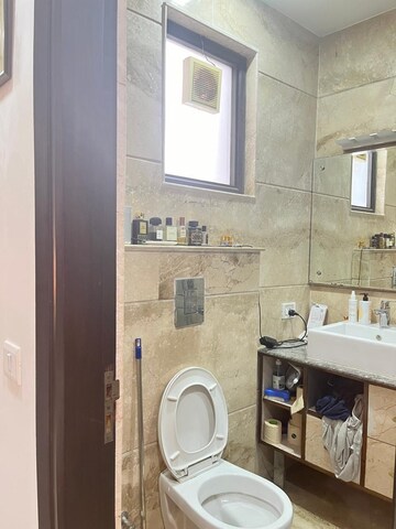 Bathroom in 3 BHK Builder Floor at Hauz Khas – for Rent