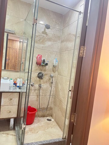Bathroom in 3 BHK Builder Floor at Hauz Khas – for Rent