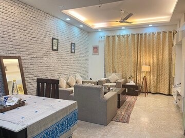 Living Room in 3 BHK Builder Floor at Hauz Khas – for Rent