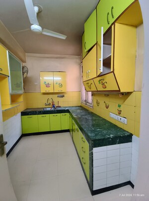 Kitchen in 3 BHK Apartment at Eros Cliffton Apartments, Charmwood Village – for Sale