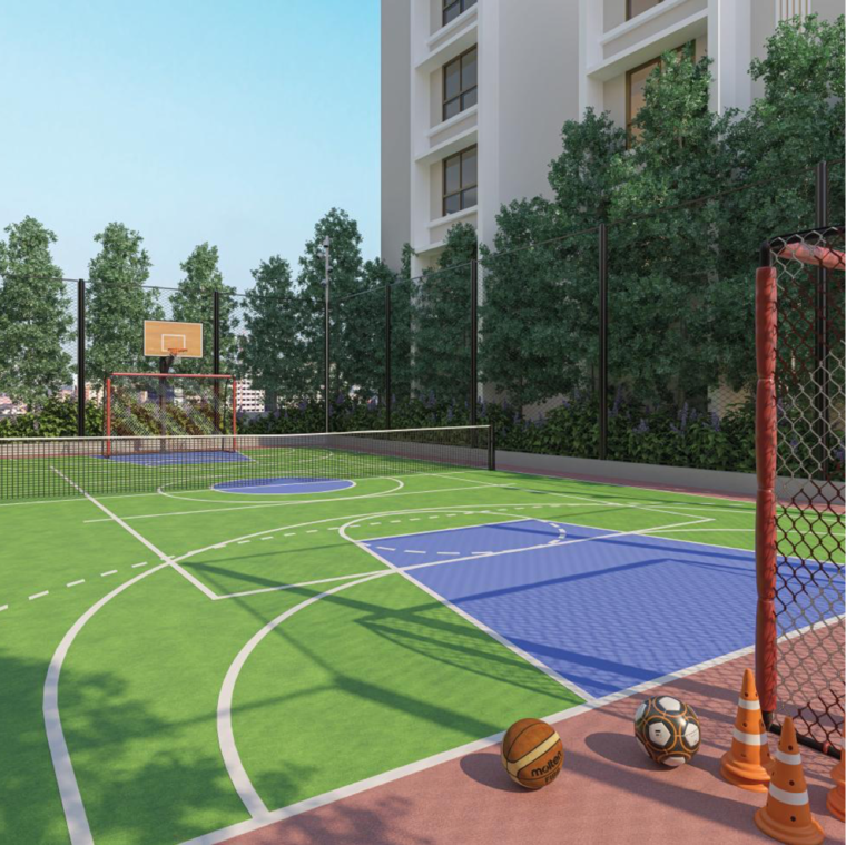 Garden, chandak-highscape-city 1 Bedroom 405 Sq.Ft. Apartment In New Ashok Nagar Mumbai 8835032