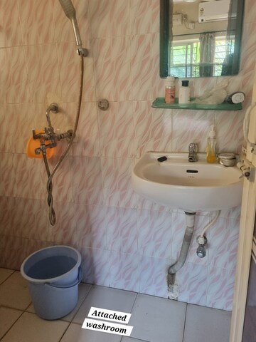 Bathroom in 2 BHK Apartment at Ruchi Angelica Tower 1, Em Bypass – for Sale