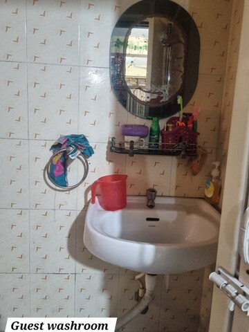 Bathroom in 2 BHK Apartment at Ruchi Angelica Tower 1, Em Bypass – for Sale