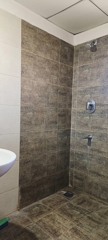 Bathroom in 3 BHK Apartment at Vajra Jasmine County, Gachibowli – for Rent