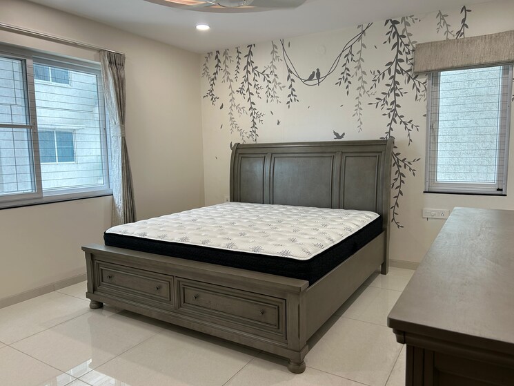 Bedroom, jayabheri-the-summit 3 Bedroom 2125 Sq.Ft. Apartment In Narsingi Hyderabad 8835103