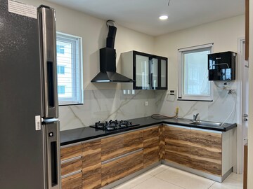 Kitchen in 3 BHK Apartment at Jayabheri The Summit, Narsingi – for Rent