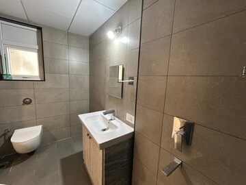 Bathroom in 3 BHK Apartment at Jayabheri The Summit, Narsingi – for Rent