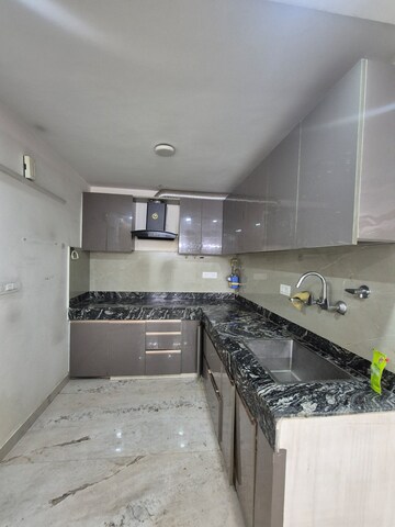 Kitchen in 3 BHK Builder Floor at Palm Residency Chhatarpur, Chattarpur – for Rent