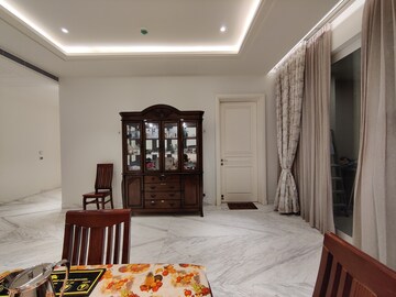 Living Room in 4 BHK Apartment at Bhartiya Leela Residences, Thanisandra Main Road – for Rent