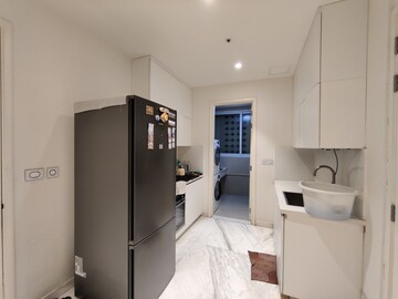 Kitchen in 4 BHK Apartment at Bhartiya Leela Residences, Thanisandra Main Road – for Rent