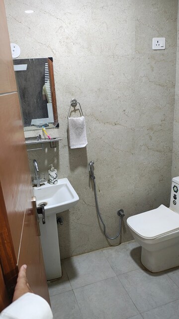 Bathroom in 3 BHK Builder Floor at Mehrauli – for Sale
