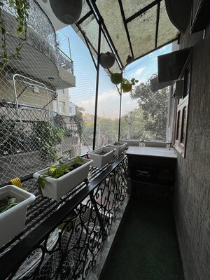 Balcony in 3 BHK Builder Floor at Mehrauli – for Sale