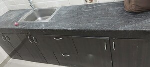 Kitchen in 3.5 BHK Apartment at Sanchar Residency, Raj Nagar Extension – for Sale